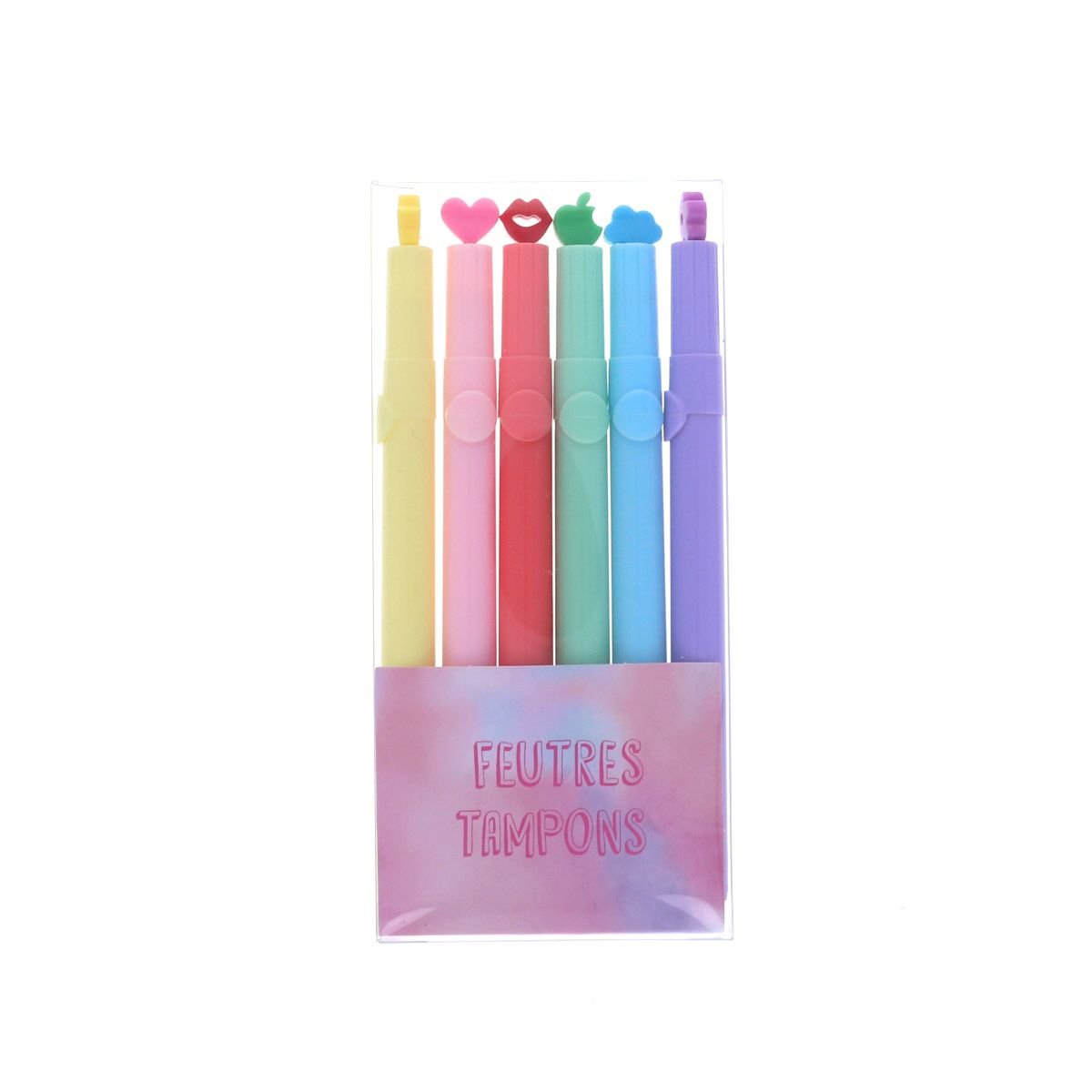 Lot 6 feutres tampons