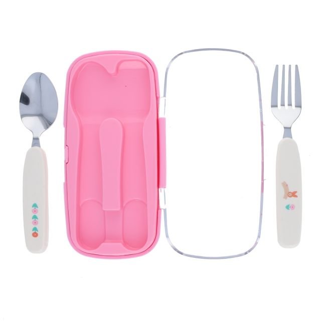 Couverts lapin rose