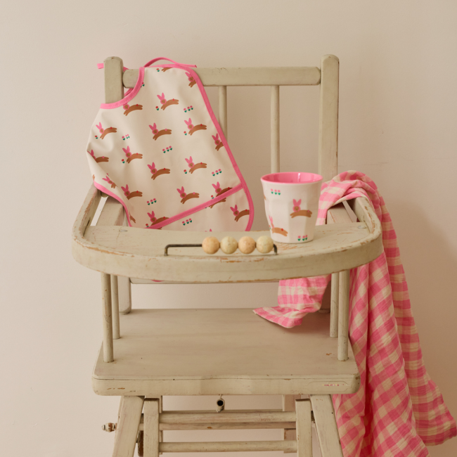 Verre lapin rose