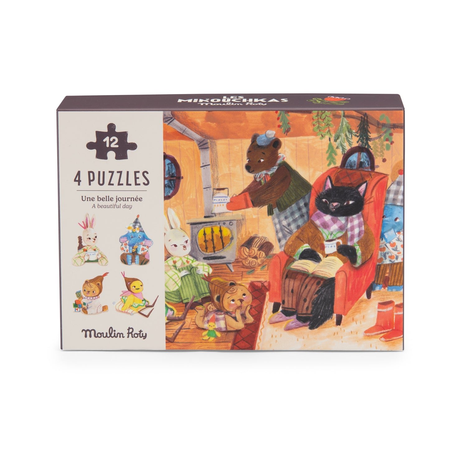 4 mini puzzles Une belle journée