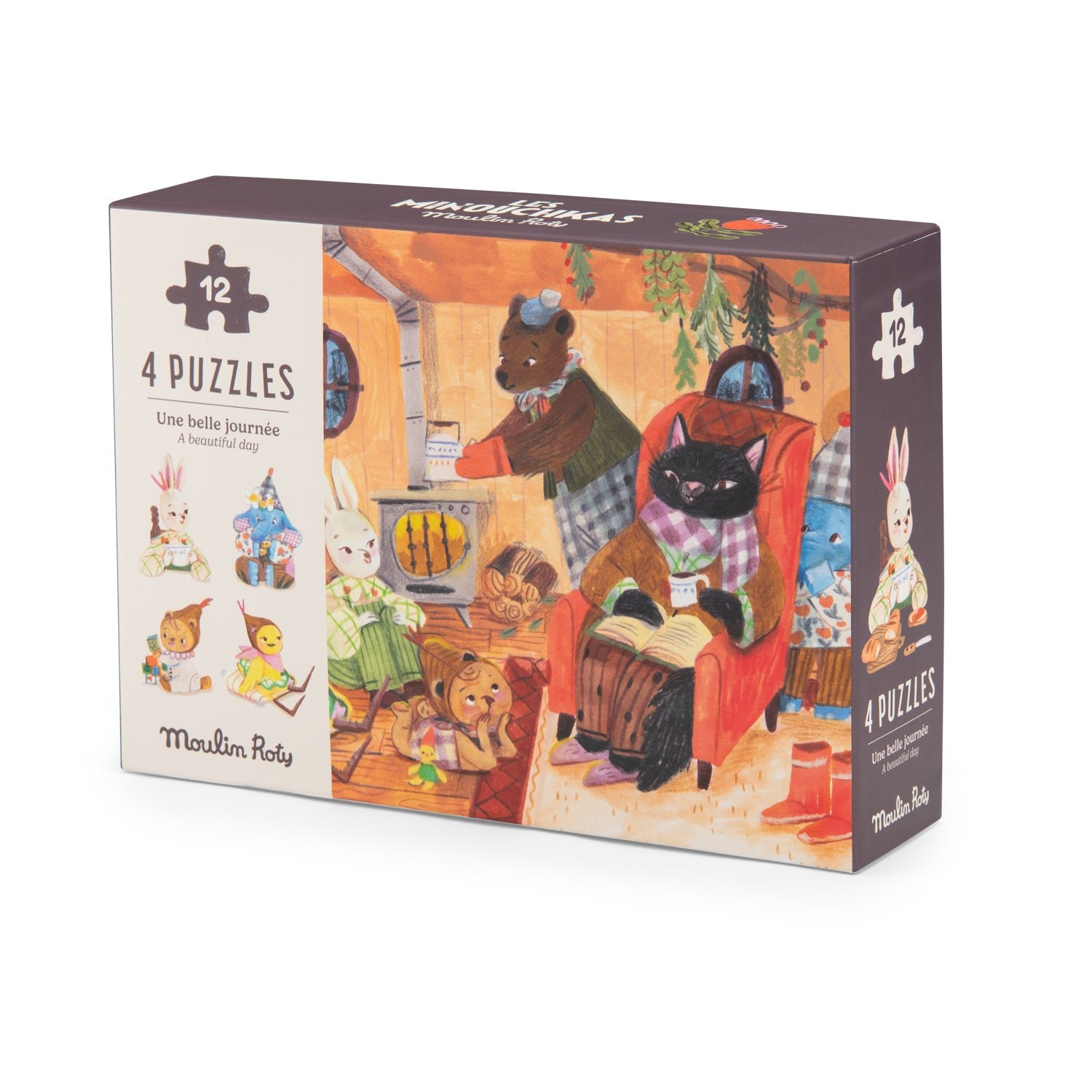4 mini puzzles Une belle journée