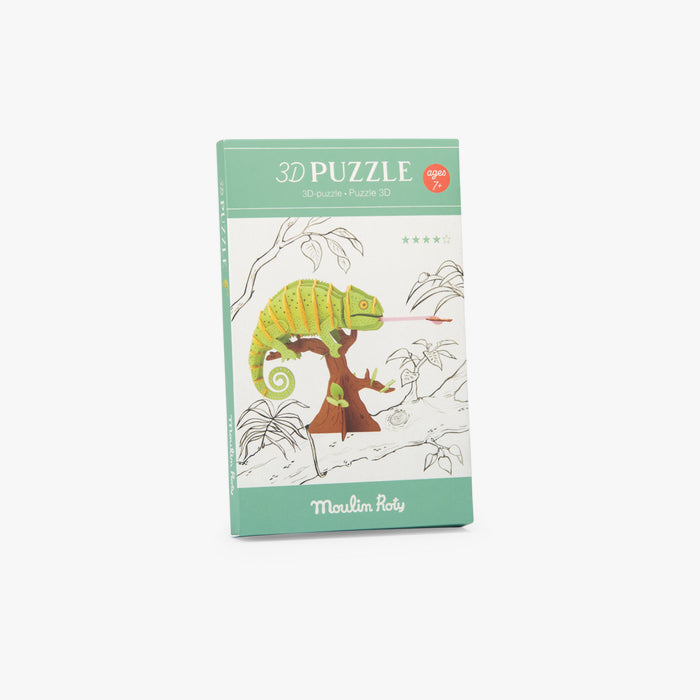 Puzzle 3D Caméléon