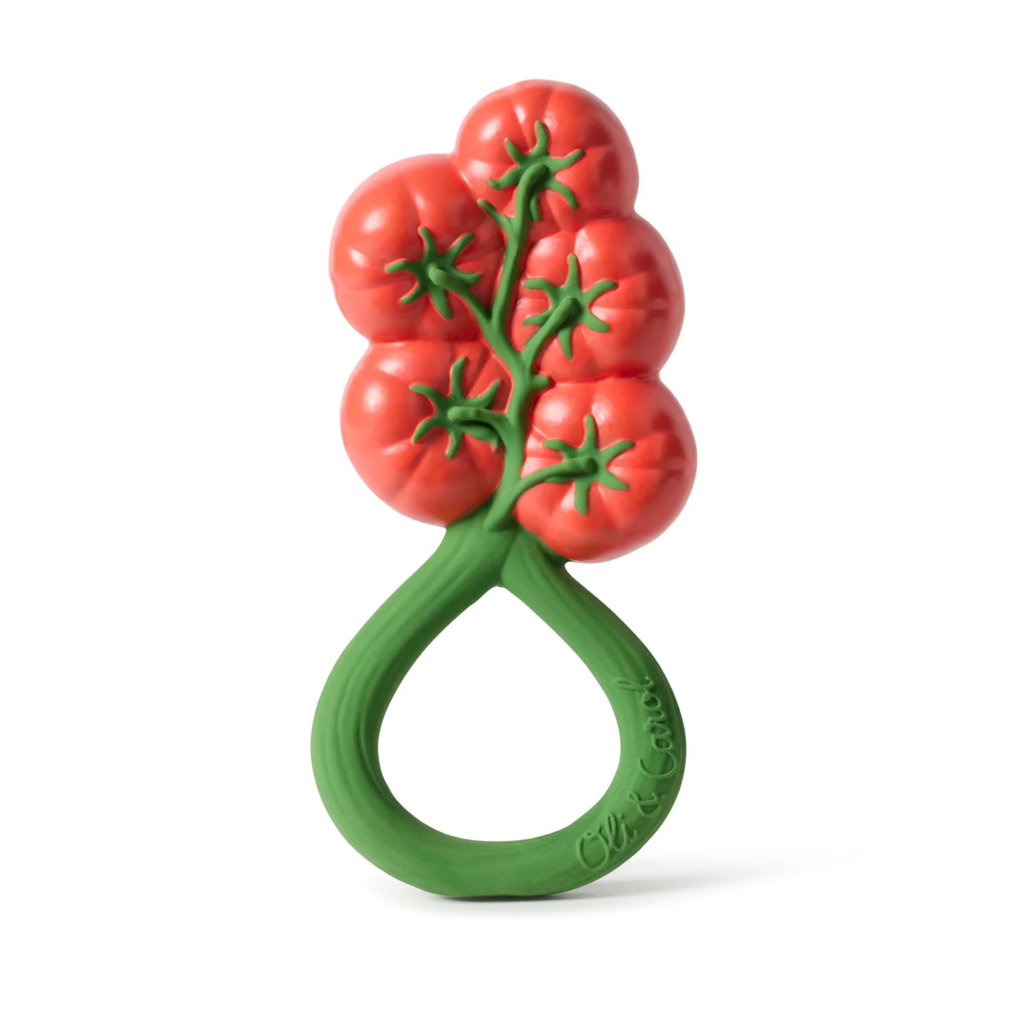 Jouet hochet tomate