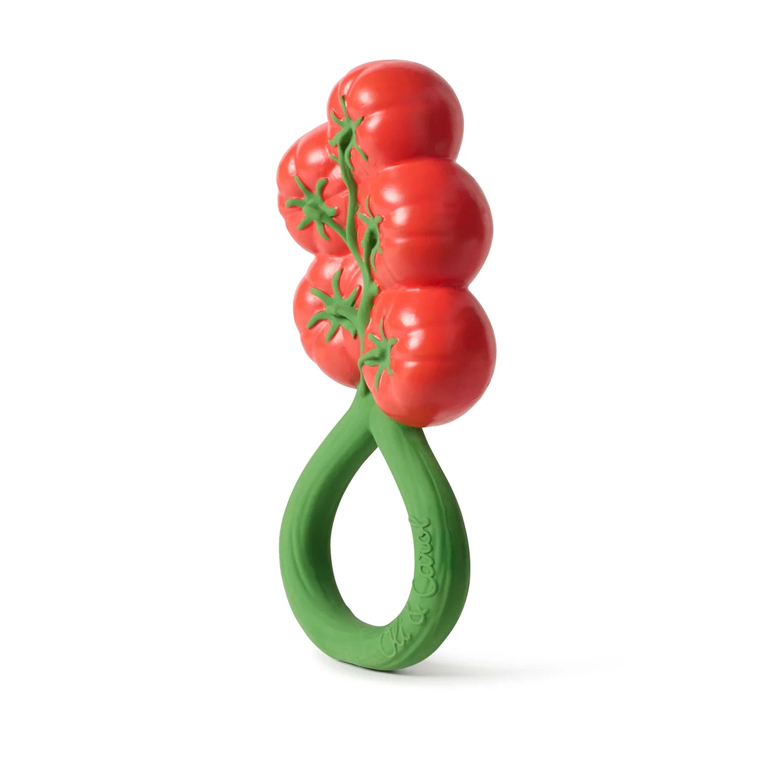 Jouet hochet tomate