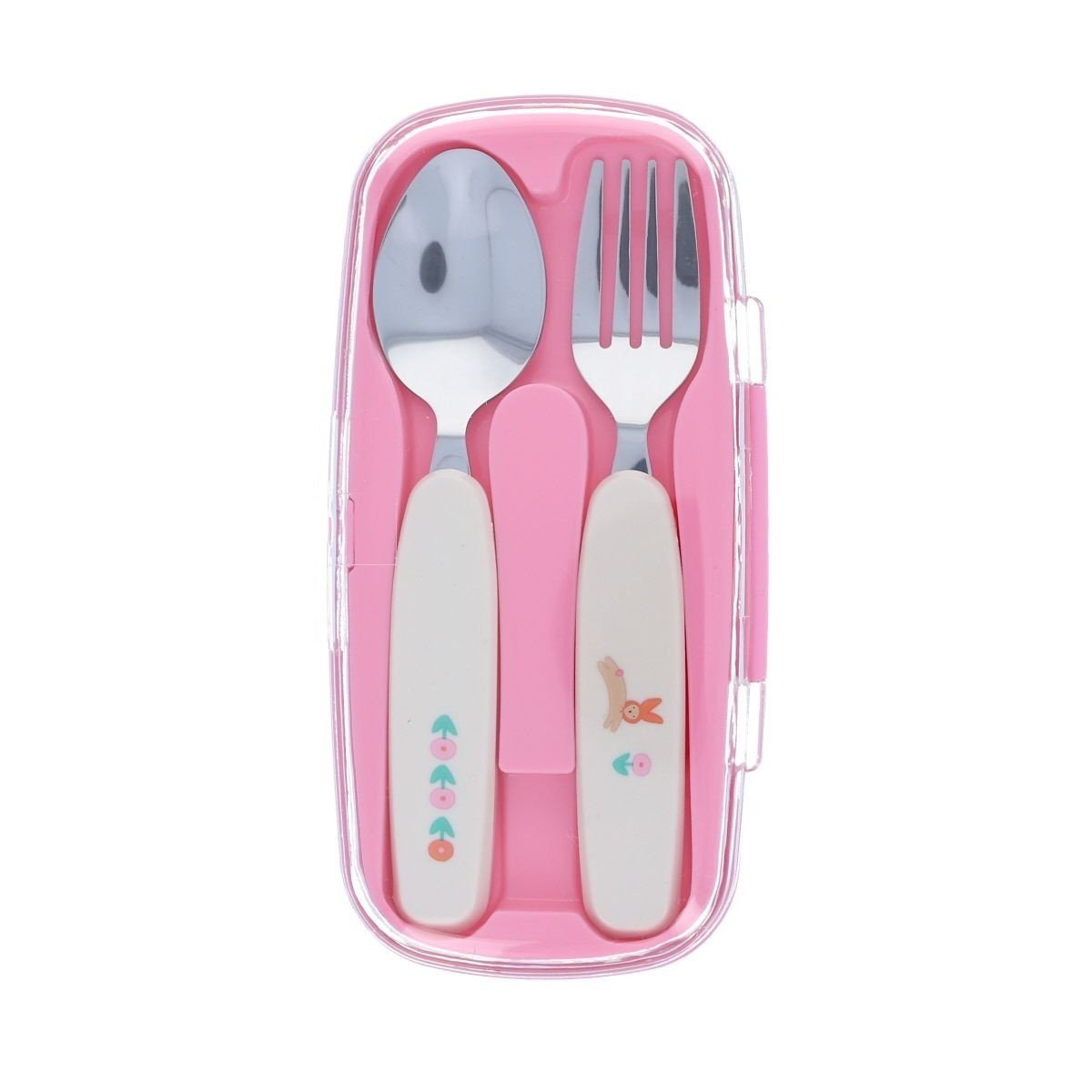Couverts lapin rose