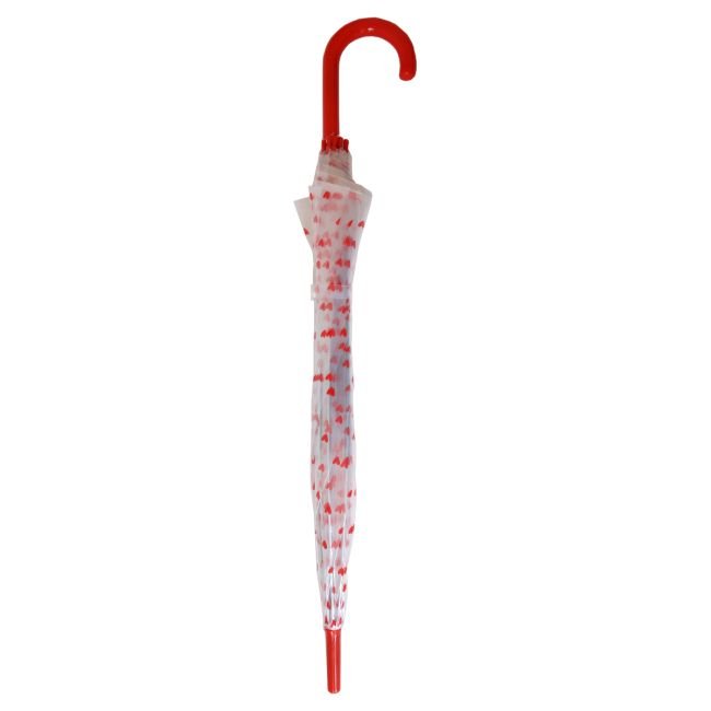 Parapluie coeurs rouges